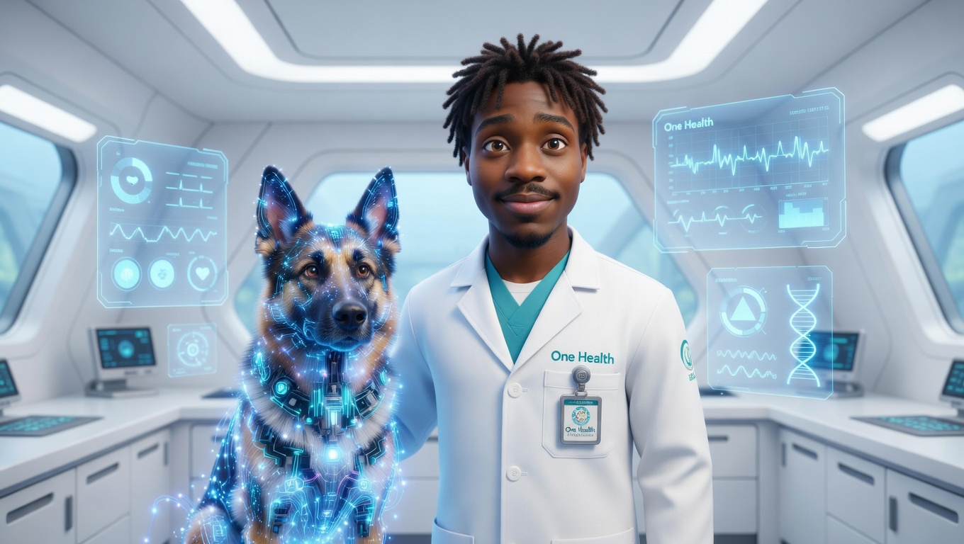 DJ and the constellation shepherd in One Health lab